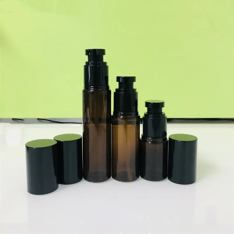 Wholesale Empty 1oz 30ml 50ml 80ml Amber White Color Round Shape Packaging Fine Mist PET Plastic Facial Spray Bottle