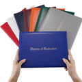 A4 Graduation Certificate Holder Custom LogoLeatherette Letter Size 8.5X11 Diploma Cover HolderDegree Certificate Cover