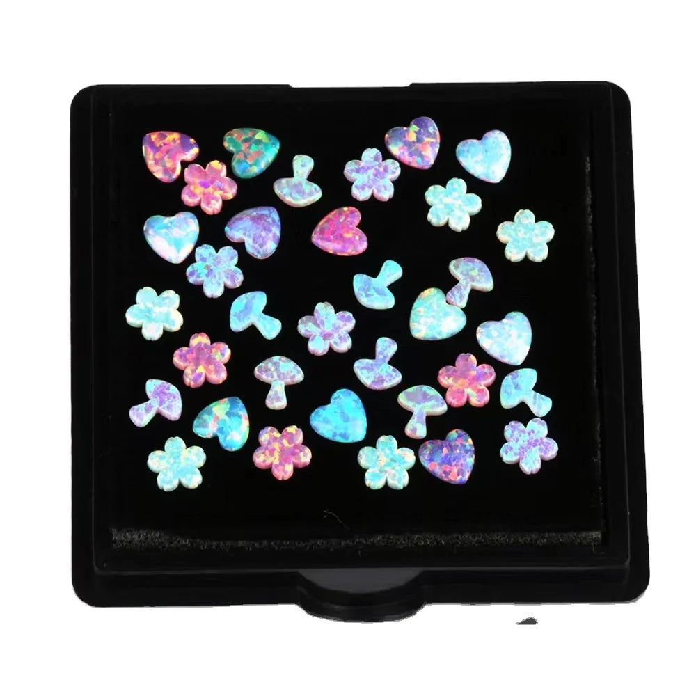 Hot Sale Blue Green Silver 925 Crystal Food Grade Dental Teeth Gems New Multi-Purpose Whitening Accessories Horse Eye Shape MegaBDM