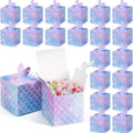 DAMAI Mermaid Fishtail Kraft Paper Gift Box Set for Candy Packaging Mermaid Theme Party Birthday Wedding Decoration Supplies