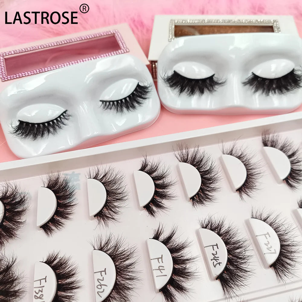 Wholesale Natural Eyelashes 3d Full Strip Lashes Best Sellers Eye Lashess 25mm Mink Eyelash Lashbox Packaging Vendor