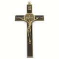Catholic Religious Icon of Christ Jesus Saint Benedict Glow-in-the-dark Cross Home Office Pendant Decoration