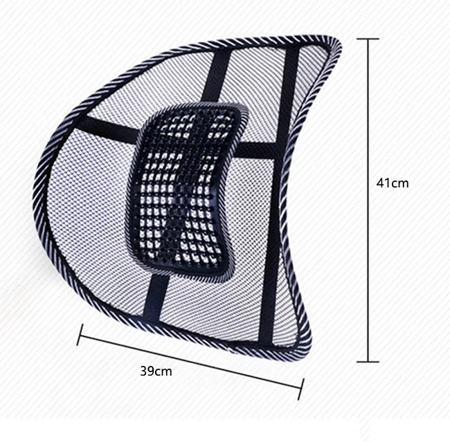 High Elastic Cool Mesh Lumbar Support Chair Seat Cushion Comfortable & Breathable with Sports & Entertainment Features for Cars