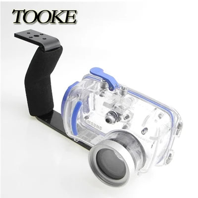 Underwater Scuba Diving Camera Housing Bracket with Short Handle