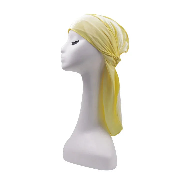 Good Quality  Latest High Elastic Outdoor Sports Customized Durag Designer Magic Printing Velvet Durag