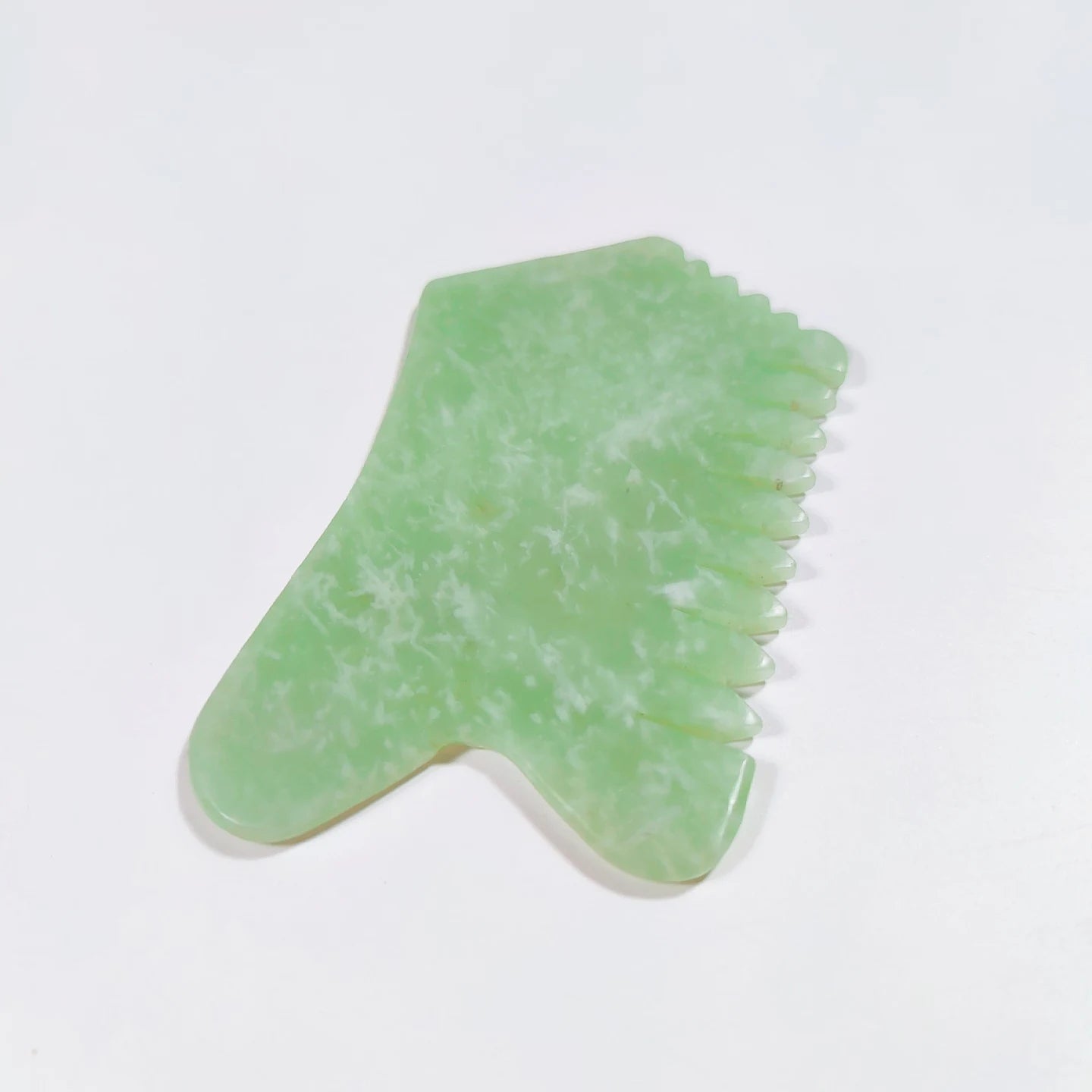 DIY Custom Logo Natural xiuyan jade Gem Gua Sha Scraping Massage Tool Heart Shape Gem Guasha Board for gifts