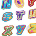 Best Selling Letter A-Z Cloth Stickers Decorative Clothing Patches Iron on Embroidery Alphabet Letter Patches for Clothing