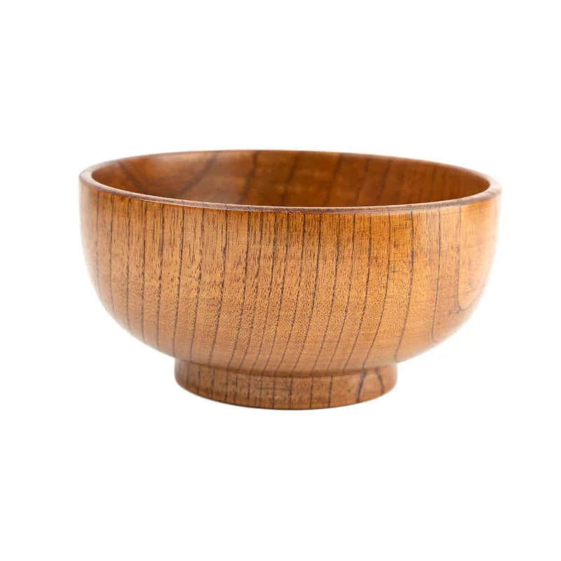 Wholesale High Quality Wood Bowl Wood Fiber Round Noodles Bowls for Kitchen