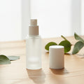 For Clear Frosted Matte Plastic Airless Pump 15ml 20ml 30ml Skin Care Lotion Bottles Lid Refillable False Eyelashes Face Masks