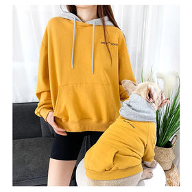 OEM/ODM Dog Accessories Bulldog Puppy Hoodies Dog Outfits Matching Pet and Owner Costumes Dog Clothes