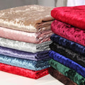 Luxury Modern European Elegant Stock Jacquard Embroidery Plain Rod Pocket Velvet Curtain Fabric