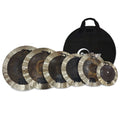 Tongxiang TV B25 Cymbal Pack 14 HH +16 Crash +18 Crash +20Ride+10''SPLASH +Cymbal Bag