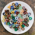 15mm Jewelry Women Wholesale Gemstone Spiritual Healing Natural Stone Rondell Spacer Donut Round Pendant for Jewelry Making