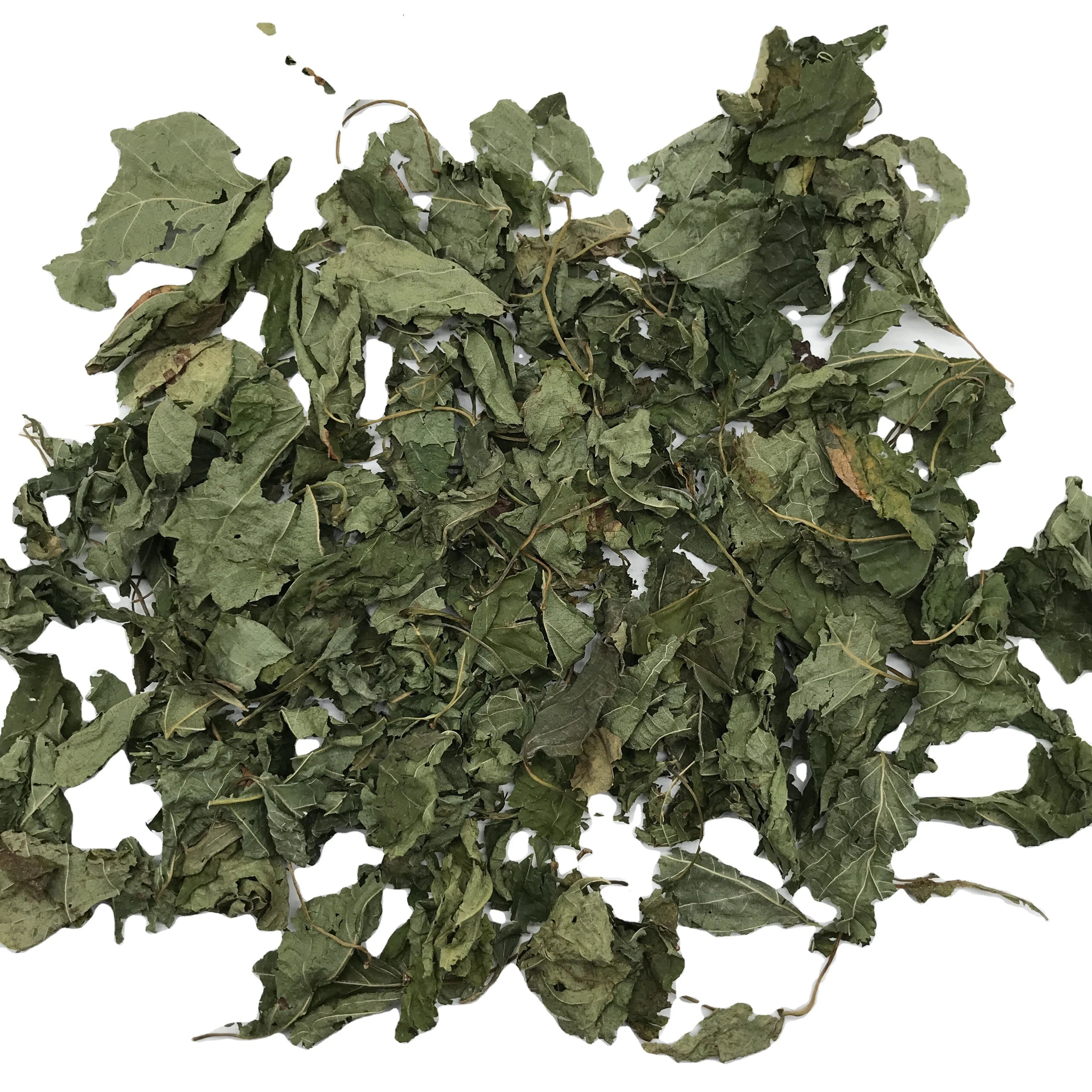YHC10 Mu Tian Liao Wholesale Natural Pet Toys Dried Whole/crushed Leaf Actinidia Polygama Matatabi Silvervine Leaves