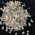 Wholesale Cheap Natural Crystal Polished Black Sunstone Chips Fengshui Healing Quartz Gravel Gemstone for Gifts