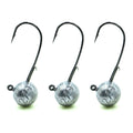 Selco  Fishing Round Lead Jig Molds Saltwater Soft Baits Silicone Wobbler  Hook Jigging Lures