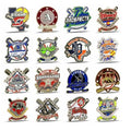 Manufacturer Custom Sport Design Club Logo Black Nickel Metal Badges Stamping Soft Enamel Trading Baseball Pins