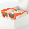 New Arrivals Catwalk Show Hip Hop Sunglasses in White Green Pink Fashionable PC Frame Inspired by Influential Stars