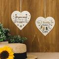 Heart Shaped Cat Lover Wooden Wall Hanging Dog Inspired Heart Wall Ornament for Pet Lovers
