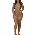 2023 Wholesale Sun Protection Beachwear 3 Pieces Set Muslim Ladies Conservative Long Sleeve Islamic Burkinis Pour Femme Musulman