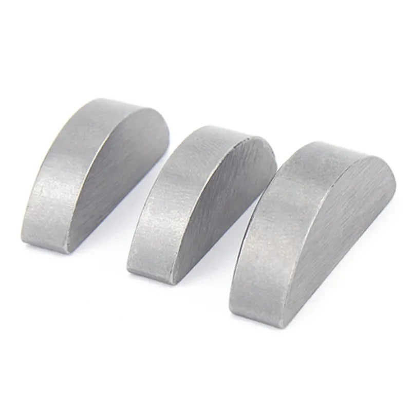 A2 18-8 304 316 Stainless Steel Woodruff Key DIN 6888 Metric Half Moon Shaft Semicircle Key 3 X 5 X 10mm