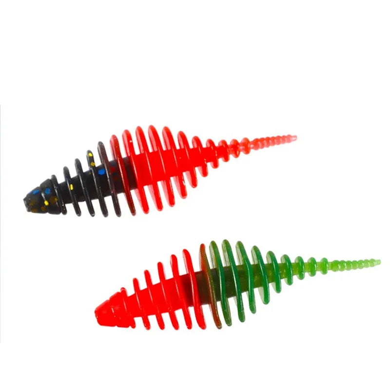 Mini Artificial Minnow Shad Soft Plastic Swim Bait Jigging Fishing Lures 5cm Soft Bait Lures Worms