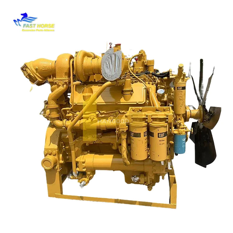 Hangood Excavator Parts C3408C Used Original Engine Assembly Motor for Caterpillar Cat  Excavator Spare Parts Complete Engine