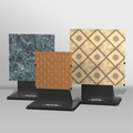 Metal Material Ceramic Tile Display Rack Adjustable Vertical Ceramic Tile Display Rack Factory Customized