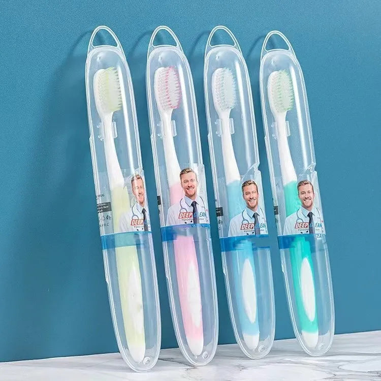 12pcs /pvc Package Custom Printed Toothbrush Home Use Toothbrush Home Use Wholesale Toothbrush Home Use