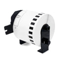 Compatible DK-22205 DK-2205 62mm X 30.48m Black White Ribbon Tape Continuous Label Paper Roll for Brother QL-700 QL-800 Printer