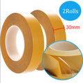 High Adhesion Acrylic Pressure Sensitive Double Sided Adhesive Tape PET Film Yellow Liner Box Pasting Heat-Resistant