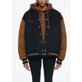 Wholesale Latest Design Women's Hoodies Bomber Jackets for Women Custom Baseball Jacket Women