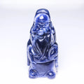 Huiying Fu Lu Shou Gods of Luck Happiness and Longevity sodalite statue
