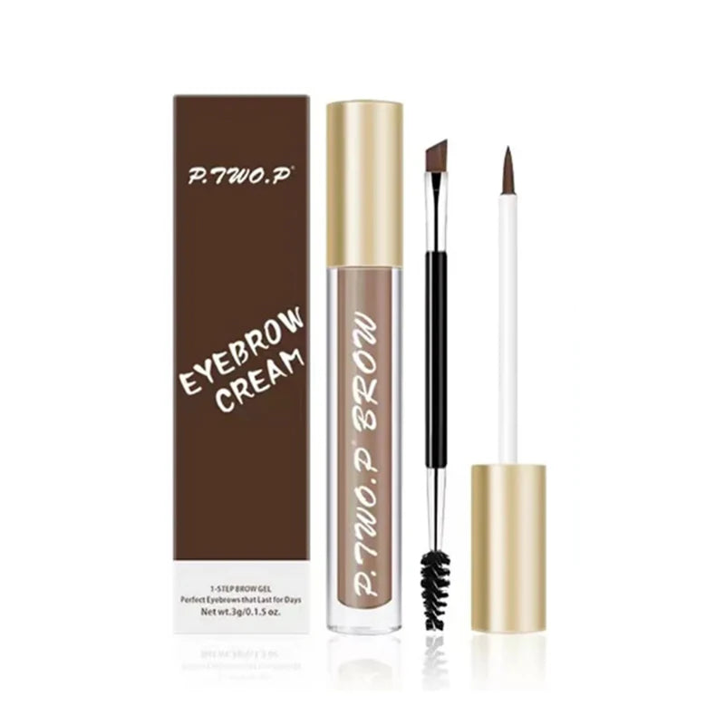 P.TWO.P Eyebrow Makeup 3 Color Series 24-hour Waterproof Long-lasting High Pigment Non-irritating Eyebrow Tattoo Eyebrow Balm