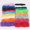 1.5 Inch Baby Girl 4 cm Colors Hairband Crochet Headband Baby Girls Wrap Wide Headbands