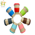 LFGB Certificate Custom Coffee Cup Mug Bamboo Fiber Rice Husk Dinnerware Sets