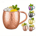 304 Stainless Steel Moscow Mule Mug with Handle 500ml Party Gift Cup Portable Classic Design