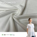 Soft Eco-friendly 160gsm Knitted Stretch Bamboo Spandex Jersey Fabric for Girls Boys Underwear Dresses Suits