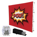 Manufacturing Fabric Exhibit Display Banner Backdrop Structure Frame Pop up Straight Display Backdrop for Events
