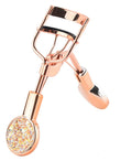 Private Label New Design Glitter Handle Rose Gold Make up Eyelash Curlers Tools Women's Curved Eye Lash Curlers Tools