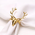 Christmas Reindeer Metal Napkin Ring