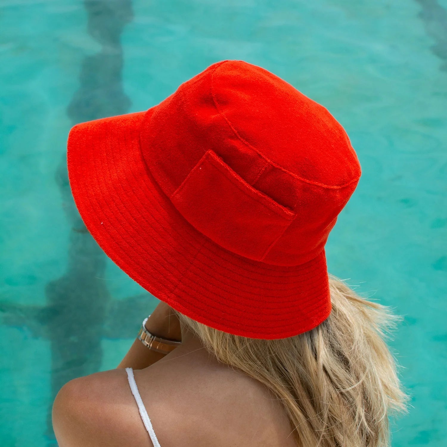 Ready to Ship Hot Selling 100% Cotton Terry Towel Cloth Bucket Hat
