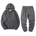 Casual Tracksuit Men Sweatshirts Men Set Pants Suit Solid Long Sleeved Male Clothing Sweater and Pants Men Sportswear