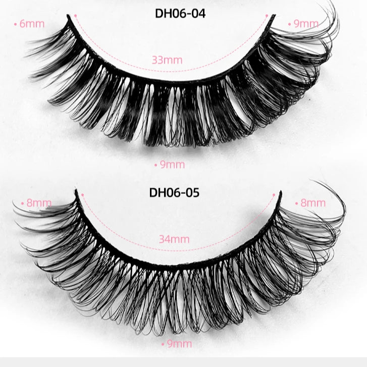 3d Faux Mink Eyelash Russia Roll Eyelashes Cross Long Natural Mink Eyelashes Stage Show Makeup Thick Eye Lashes