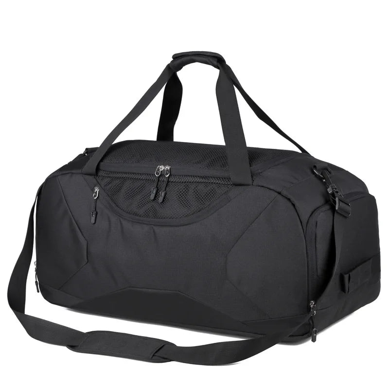 Travel Duffel Bag for Men with Shoe Compartment Fitness Gym Bag Dry Wet Separation Business Luggage Travel Bags