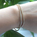 Eternity Stainless Steel Tennis Zircon Beads Iced Out 1.5 2 2.5 3 4 Shiny Chain Bracelet Jewelry Women Bracelets China Supplier