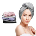 High-end Custom Hair Towel Beauty Salon Satin Microfiber Double Layer Hair Drying Towel Wrap