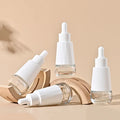 Empty 30ml 1oz Essential Oil Serum Glass Dropper Bottle Empty Facial Care Cosmetic Storage Container