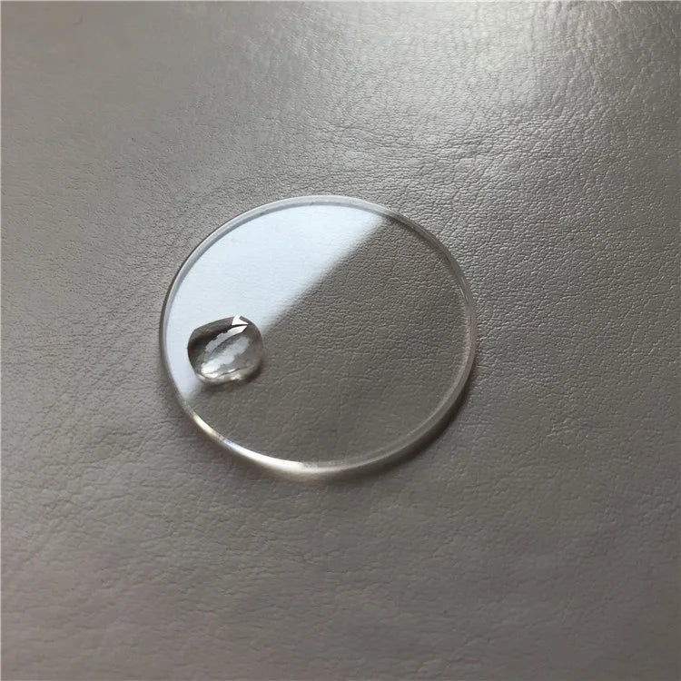 Round Flat Sapphire Glass with Cyclops Lens for Rollex Watch Glass