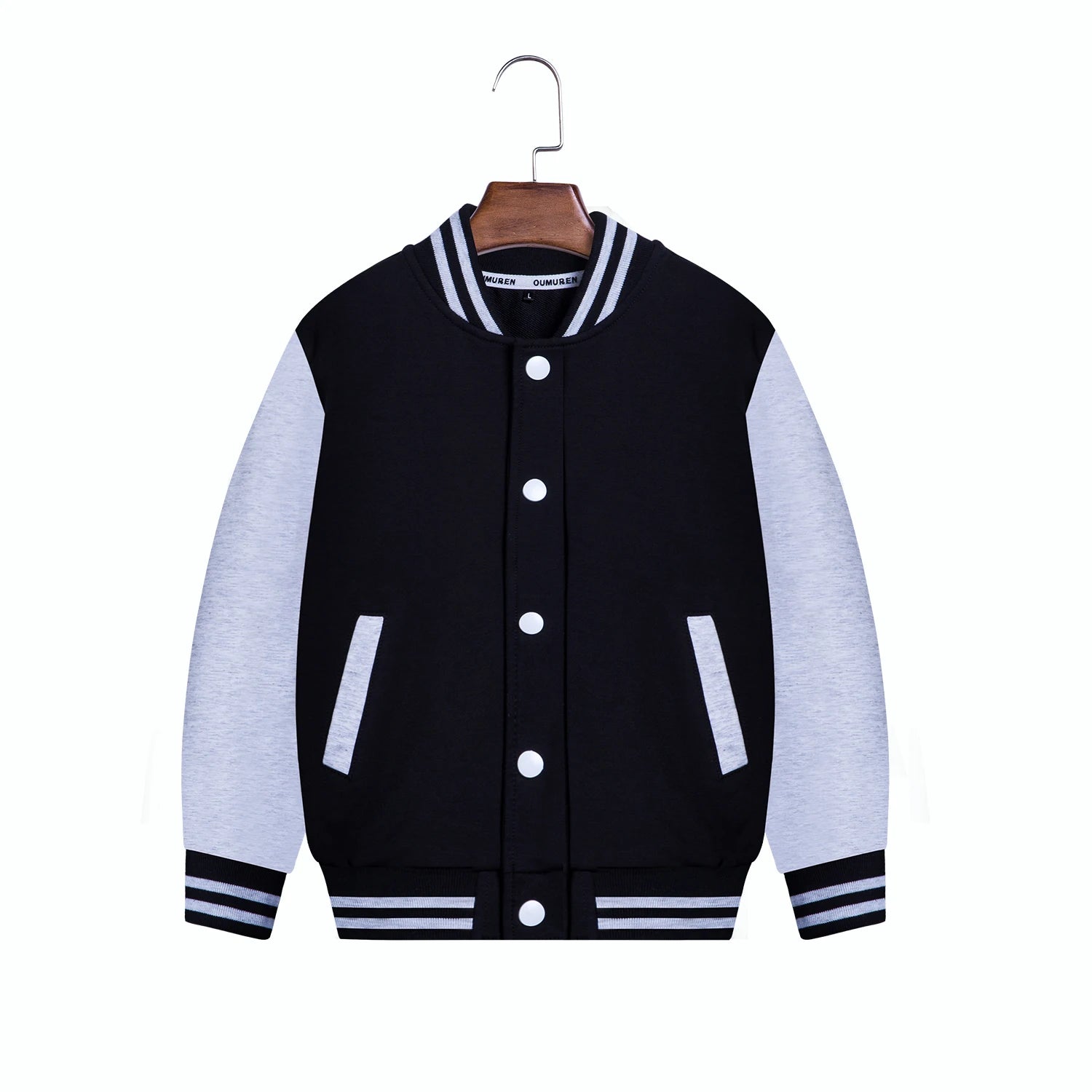 Unisex Custom Varsity Jacket 100% Cotton Sport Coat with Logo Casual Style for School & Fashion Wholesale for Men